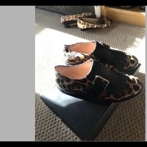 New with tags, J.Crew leopard loafers